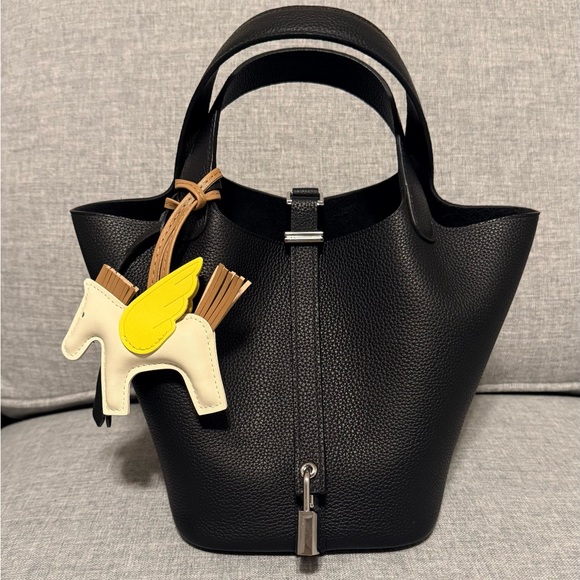 Hermes Handbags - Black Mini bucket bag
